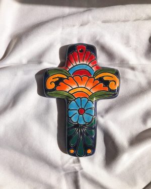 Medium Talavera cross