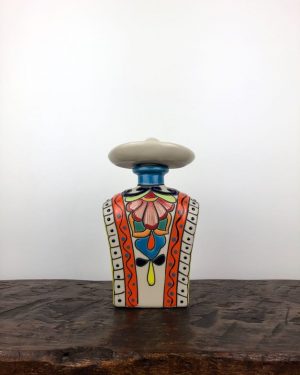 Talavera decanter with sombrero